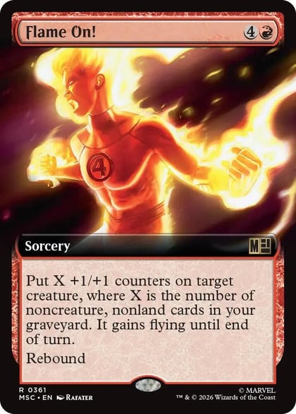 Flame On! (Extended Art), Commander: Marvel Super Heroes 361
