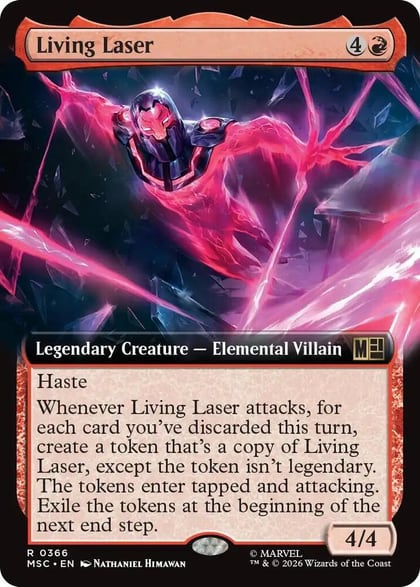 Living Laser (Extended Art), Commander: Marvel Super Heroes 366