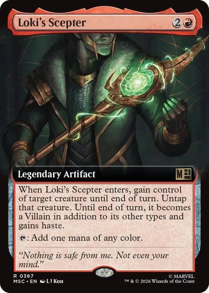 Loki's Scepter (Extended Art), Commander: Marvel Super Heroes 367