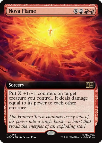 Nova Flame (Extended Art), Commander: Marvel Super Heroes 368