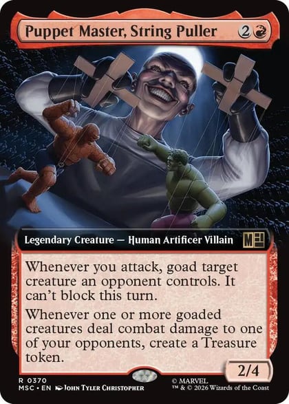 Puppet Master, String Puller (Extended Art), Commander: Marvel Super Heroes 370