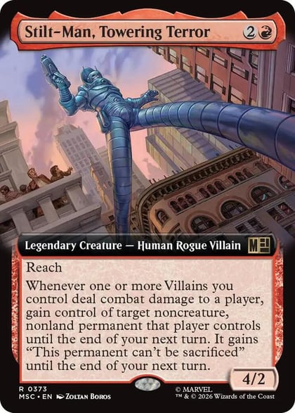 Stilt-Man, Towering Terror (Extended Art), Commander: Marvel Super Heroes 373