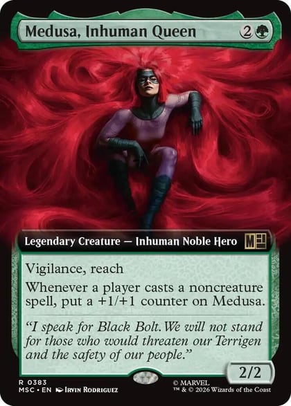 Medusa, Inhuman Queen (Extended Art), Commander: Marvel Super Heroes 383