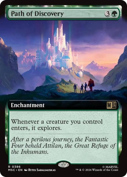 Path of Discovery (Extended Art), Commander: Marvel Super Heroes 386