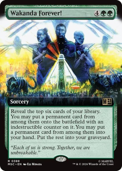 Wakanda Forever! (Extended Art), Commander: Marvel Super Heroes 388