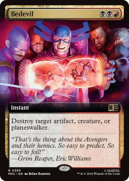Bedevil (Extended Art), Commander: Marvel Super Heroes 393