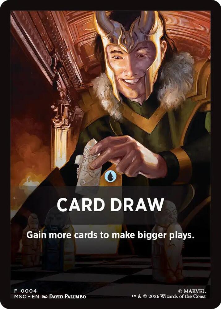 Card Draw Theme Card, Commander: Marvel Super Heroes 4