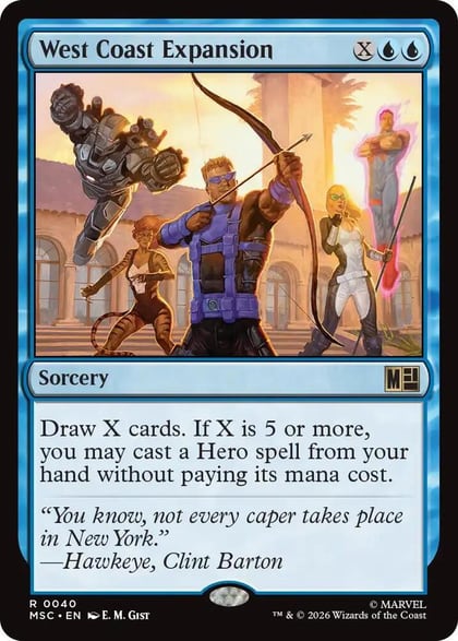 West Coast Expansion (Surge Foil), Commander: Marvel Super Heroes 40