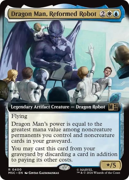 Dragon Man, Reformed Robot (Extended Art), Commander: Marvel Super Heroes 400