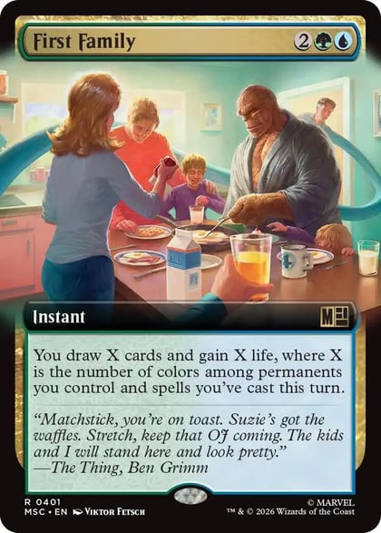 First Family (Extended Art), Commander: Marvel Super Heroes 401
