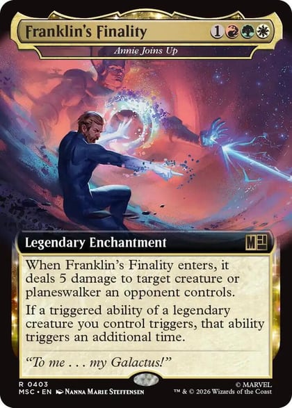 Franklin's Finality - Annie Joins Up (Extended Art), Commander: Marvel Super Heroes 403