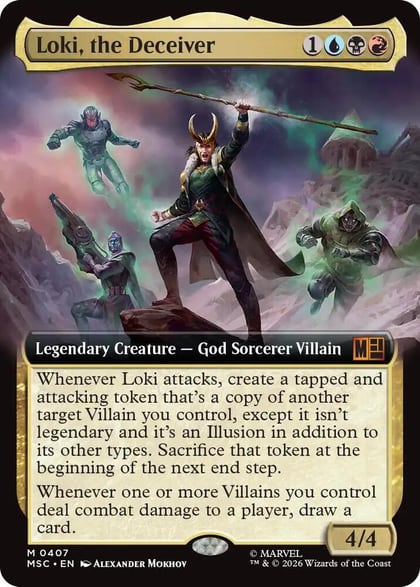 Loki, the Deceiver (Extended Art), Commander: Marvel Super Heroes 407