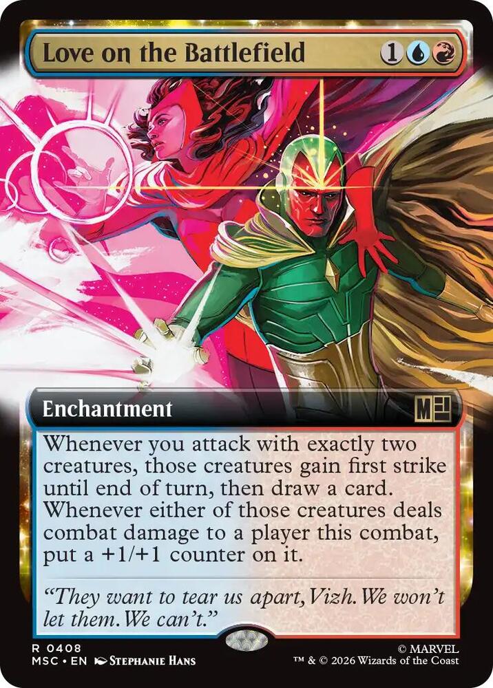 Love on the Battlefield (Extended Art), Commander: Marvel Super Heroes 408