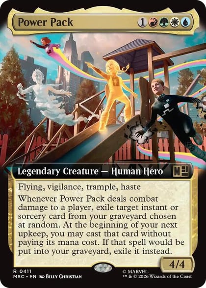 Power Pack (Extended Art), Commander: Marvel Super Heroes 411