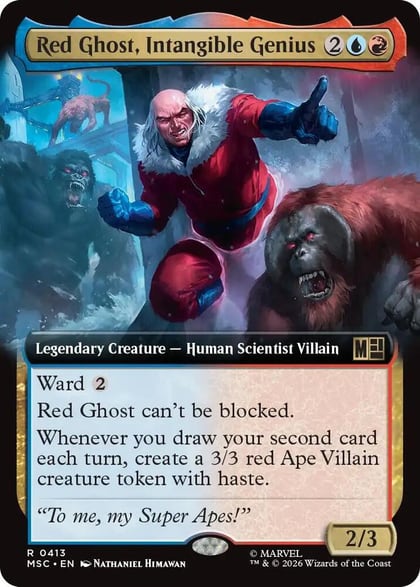 Red Ghost, Intangible Genius (Extended Art), Commander: Marvel Super Heroes 413