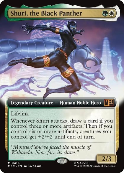Shuri, the Black Panther (Extended Art), Commander: Marvel Super Heroes 416