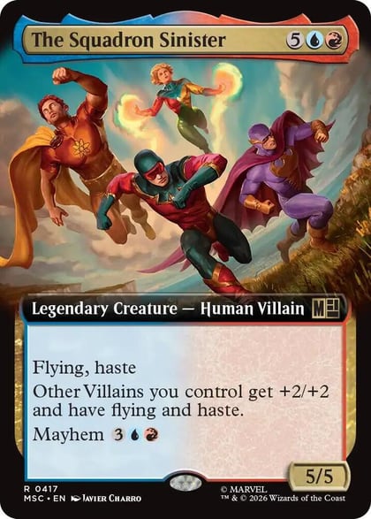 The Squadron Sinister (Extended Art), Commander: Marvel Super Heroes 417