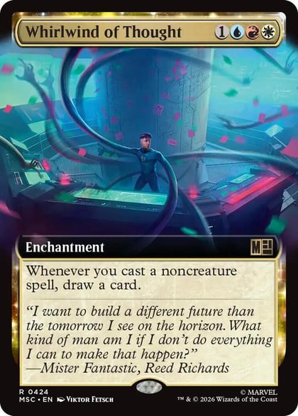 Whirlwind of Thought (Extended Art), Commander: Marvel Super Heroes 424