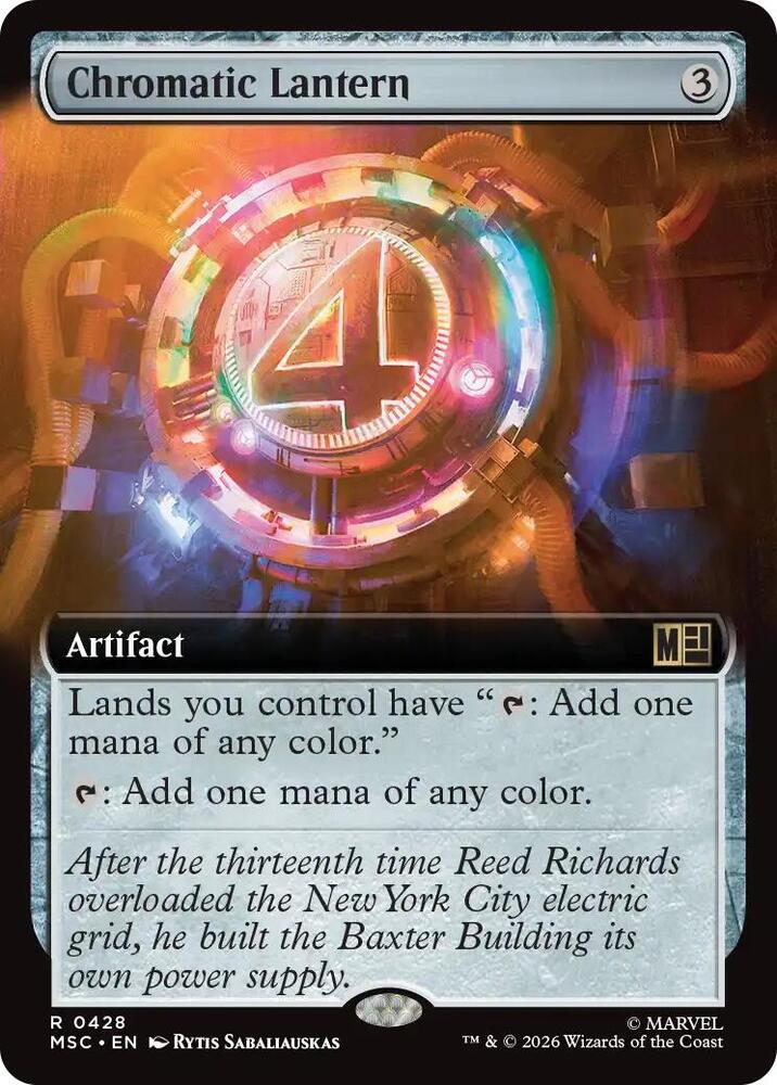 Chromatic Lantern (Extended Art), Commander: Marvel Super Heroes 428