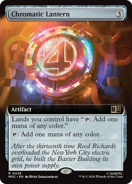 Chromatic Lantern (Extended Art), Commander: Marvel Super Heroes 428