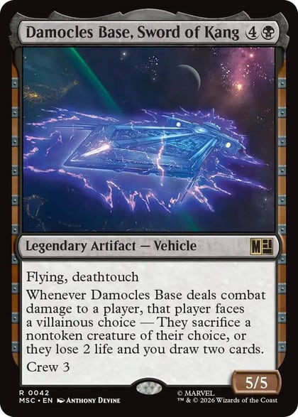 Damocles Base, Sword of Kang, Commander: Marvel Super Heroes 42