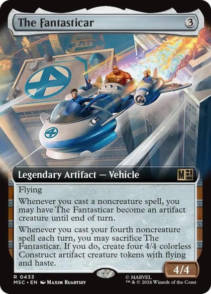 The Fantasticar (Extended Art), Commander: Marvel Super Heroes 433