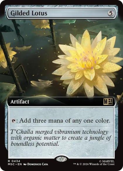 Gilded Lotus (Extended Art), Commander: Marvel Super Heroes 434