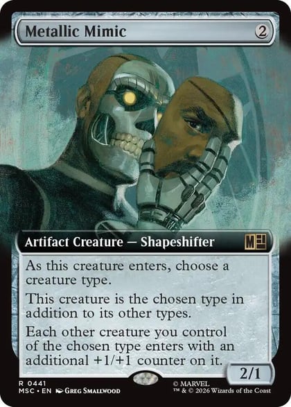 Metallic Mimic (Extended Art), Commander: Marvel Super Heroes 441