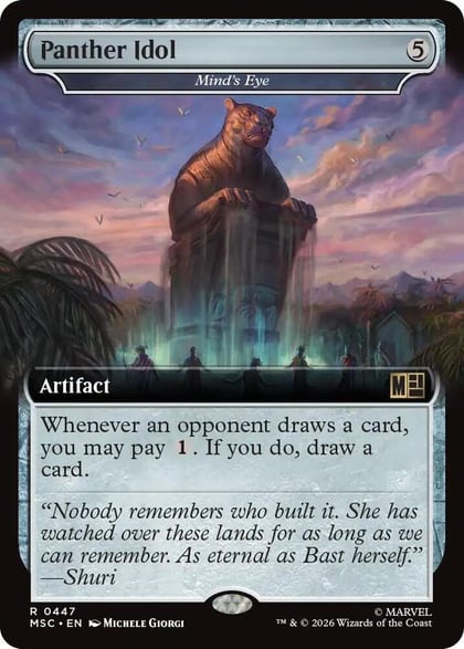 Panther Idol - Mind's Eye (Extended Art), Commander: Marvel Super Heroes 447