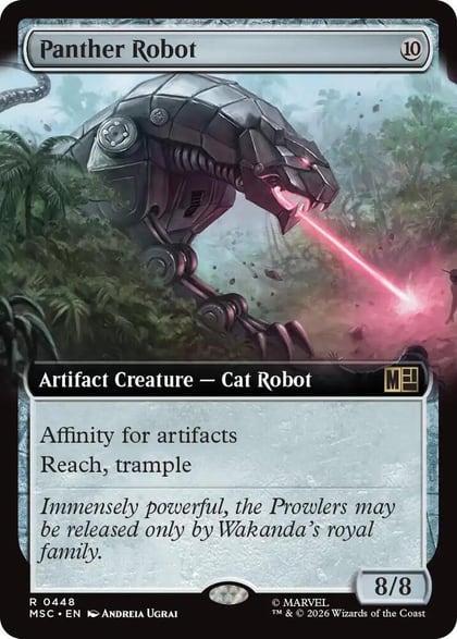 Panther Robot (Extended Art), Commander: Marvel Super Heroes 448