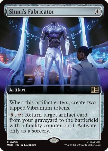 Shuri's Fabricator (Extended Art), Commander: Marvel Super Heroes 450