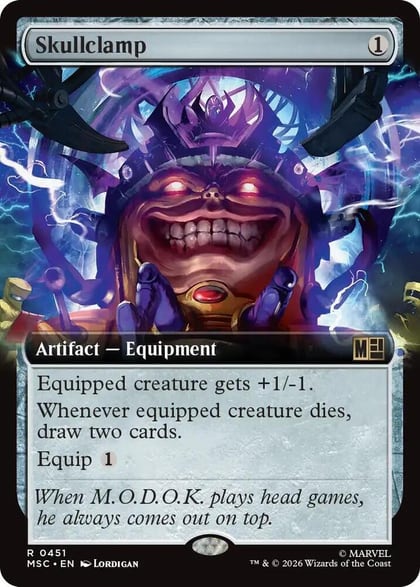 Skullclamp (Extended Art), Commander: Marvel Super Heroes 451