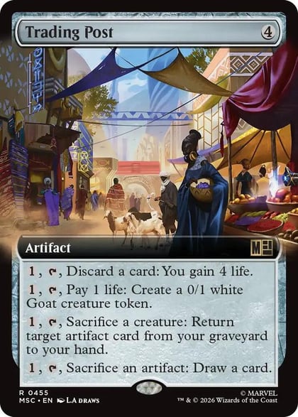 Trading Post (Extended Art), Commander: Marvel Super Heroes 455