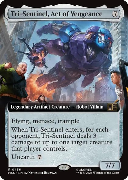 Tri-Sentinel, Act of Vengeance (Extended Art), Commander: Marvel Super Heroes 456