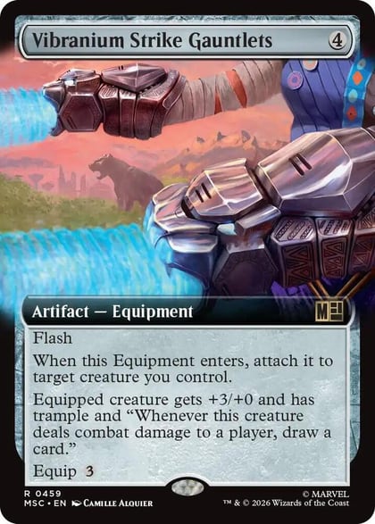 Vibranium Strike Gauntlets (Extended Art), Commander: Marvel Super Heroes 459
