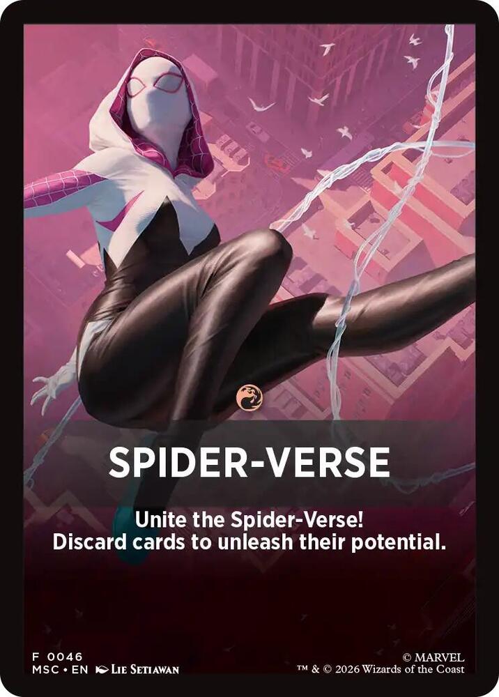 Spider-Verse Theme Card, Commander: Marvel Super Heroes 46