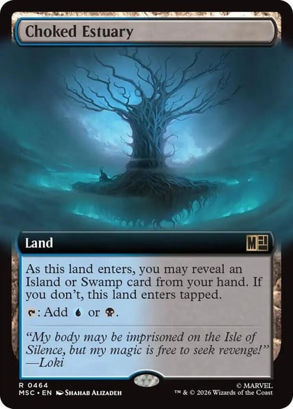 Choked Estuary (Extended Art), Commander: Marvel Super Heroes 464