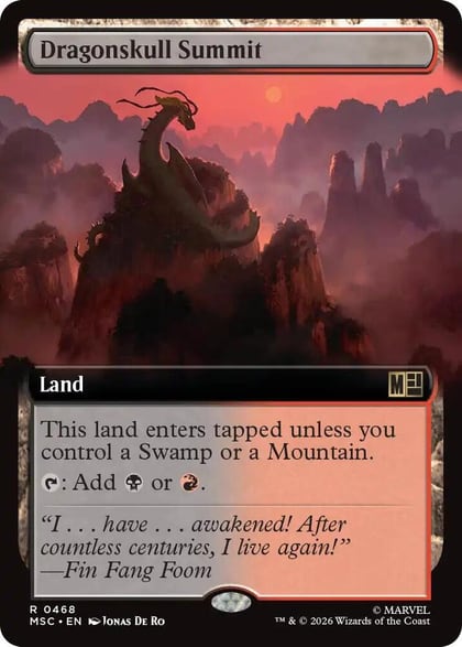 Dragonskull Summit (Extended Art), Commander: Marvel Super Heroes 468