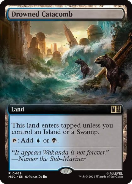 Drowned Catacomb (Extended Art), Commander: Marvel Super Heroes 469