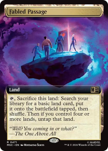 Fabled Passage (Extended Art), Commander: Marvel Super Heroes 471