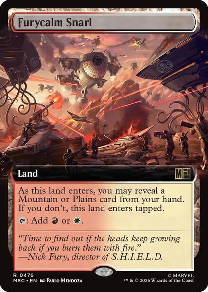 Furycalm Snarl (Extended Art), Commander: Marvel Super Heroes 476