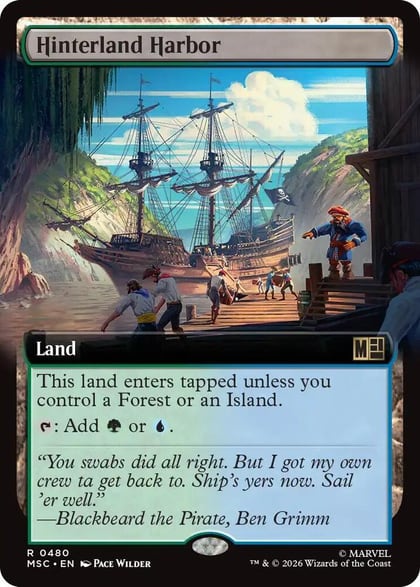Hinterland Harbor (Extended Art), Commander: Marvel Super Heroes 480