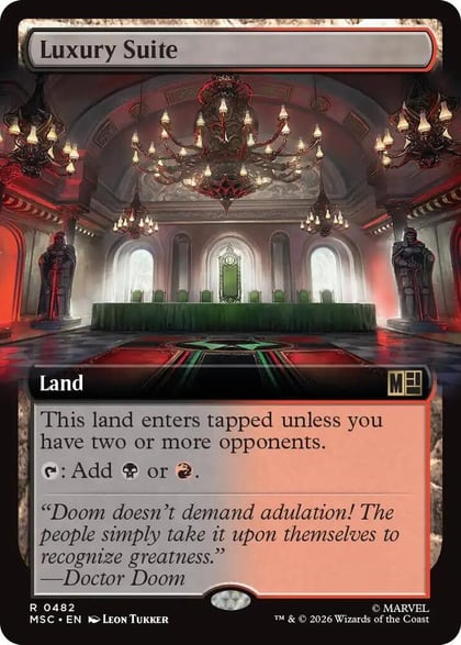 Luxury Suite (Extended Art), Commander: Marvel Super Heroes 482
