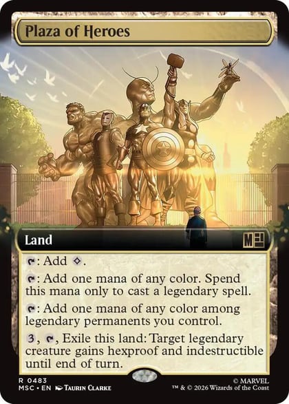 Plaza of Heroes (Extended Art), Commander: Marvel Super Heroes 483