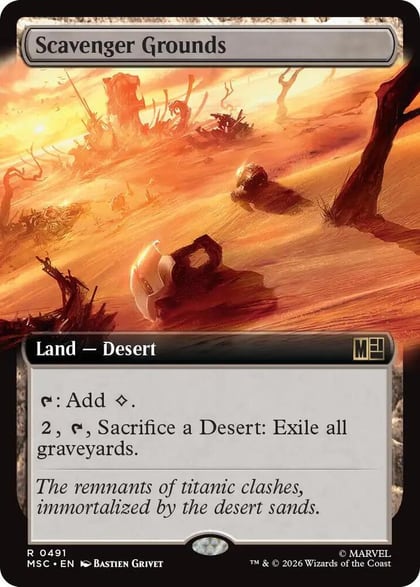 Scavenger Grounds (Extended Art), Commander: Marvel Super Heroes 491