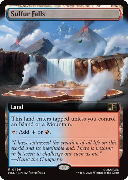 Sulfur Falls (Extended Art), Commander: Marvel Super Heroes 496