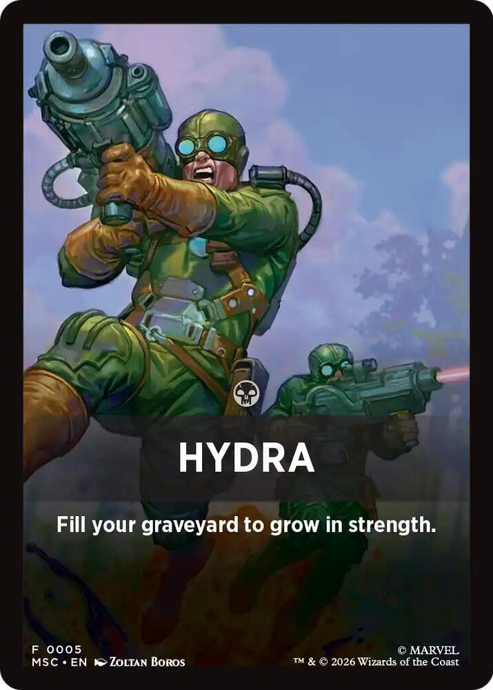 Hydra Theme Card (0005), Commander: Marvel Super Heroes 5