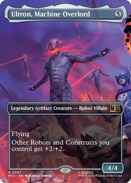 Ultron, Machine Overlord (Borderless), Commander: Marvel Super Heroes 507
