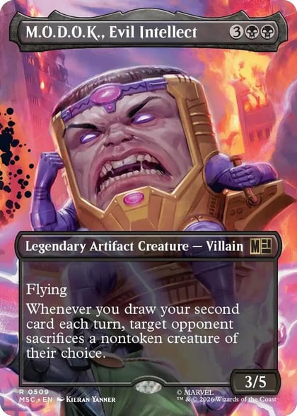 M.O.D.O.K., Evil Intellect (Borderless), Commander: Marvel Super Heroes 509