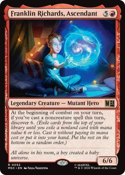 Franklin Richards, Ascendant, Commander: Marvel Super Heroes 52